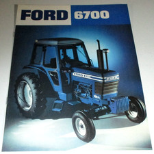 Brochure vendita trattore Ford 6700 letteratura pubblicità AD-4130 specifiche e altro...