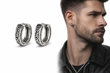 Orecchini a cerchio vintage