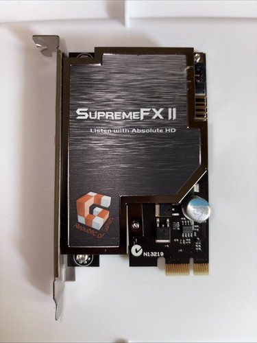 Asus rog supremefx pcie - rog, ii