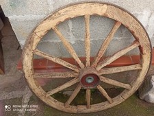 Ruota Antica Carretto Siciliano  Diametro Cm 125 Originale D'Epoca Da Restaurare
