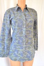 CAMICIA PAILLETTES VERDE/BLU