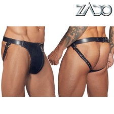 Leather Bondage Thong Men