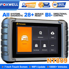 Foxwell NT809 Car OBD2 Scanner Bidirectional Diagnostic Tool TPMS Oil Reset