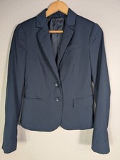 Giacca blazer Sisley donna tg 4 blu navy foderato ufficio lavoro contemporaneo 108