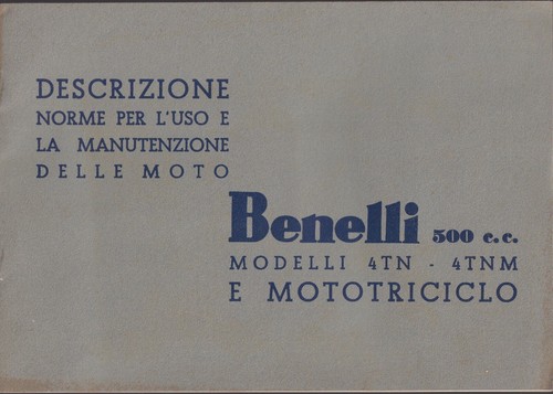 Benelli 500 mod - 500, cc.