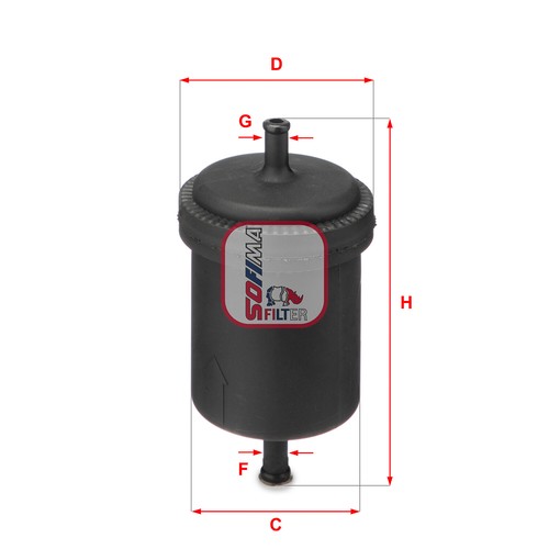 Filtro carburante sofima - carburante, s