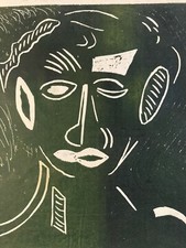 Bella Incisione Ritratto Uomo