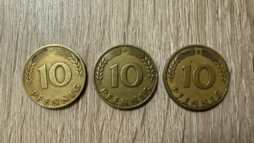 Pfennig 1949 f g - 10, banca