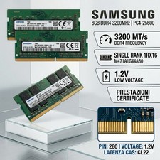 RAM 8GB SAMSUNG DDR4 3200MHz
