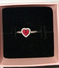 Anello Pandora Cuore Rosso