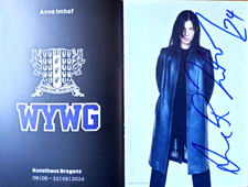 Anna Imhof, autografo su