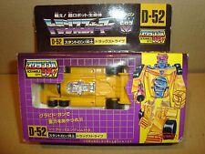 TRANSFORMERS D-52 SCRAMBLE CITY MENASOR/STUNTICONS DRAGSTRIP TAKARA 1986