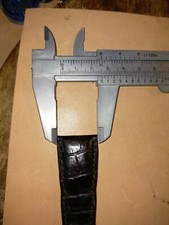 Baume mercier hampton xl  band parte dicinturino cocco rigenerato originale 25mm