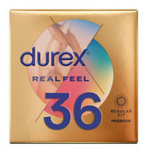 36 Durex Real Feel Profilattici Anallergici Preservativi senza lattice
