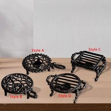 Scalda teiera in ghisa robusto e resistente Scaldapiatti per cortile, patio,