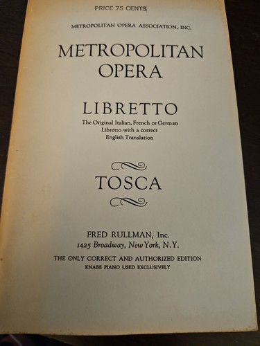 Vintage metropolitan opera - metropolitan,