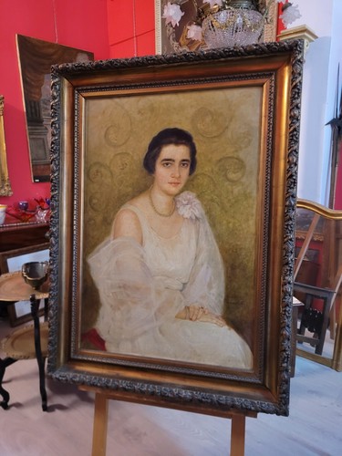 Dipinto ritratto di giovane - dipinto,