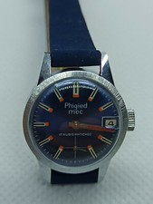 NOS Originale Orologio Svizzero meccanico Anni 70 Donna phiged mec antichoc