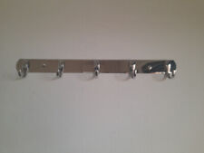 Appendiabiti da Parete 5 ganci Attaccapanni Da Muro moderno in Acciaio cromato