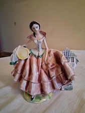 STATUINA IN CERAMICA SCULTURA ANNI 50 G.GIRARDI ITALY 1046 DIPINTA VEDI DESCRIZ