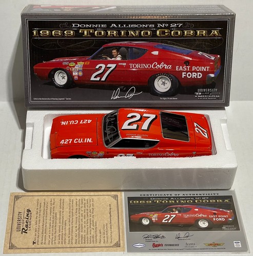1969 donnie allison - allison, autografo