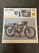 CARTE FICHE MOTO collection ATLAS AERO CAPRONI 75 CM3 CAPRIOLO