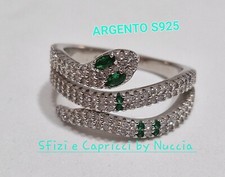 Anello fascia Serpente donna