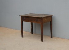 Tavolino scrittoio rustico in pioppo, fine '800 - L 98,5 x P 59,5 cm!