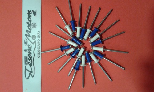 Rivetti fiore colorati blu - rivetti,