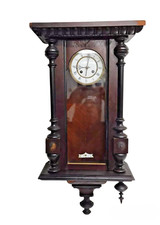 Antico Orologio a pendolo da muro Veneziano con timbro del leone con le ali.