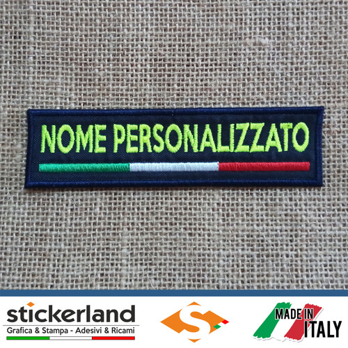 Toppa patch ricamata nome - patch,