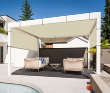 Pergola impermeabile beige 3-9