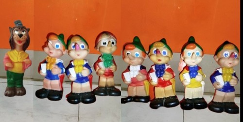 Pupazzi gomma pinocchio - gomma, no