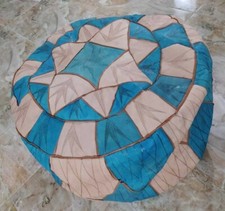 Pouf pouf poggiapiedi pouf pouf marocchino grande in pelle di cammello naturale artigianale egiziano