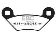 EBC FA475TT PASTIGLIA FRENO CARBONIO POLARIS SPORTSMAN XP 1000 S 4X4 EPS 2021