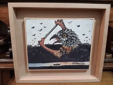 FRANCESCO TABUSSO  LA TENTAZIONE - OLIO SU TELA ANNI '70 Torino Piemonte