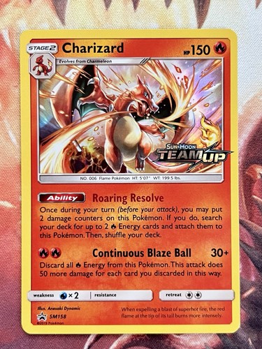 Carta pokemon charizard - pokemon, sm158