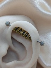 14Gauge 18K bicolore oro su