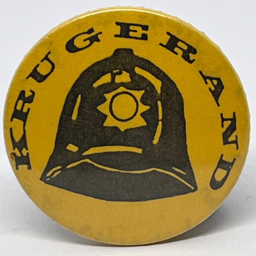 Mystery pin badge krugerand - badge?,