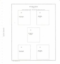 ITALIA 1979 / 1983 FOGLI MARINI MODELLO KING QUARTINE USATO 74 FOGLI MF108199
