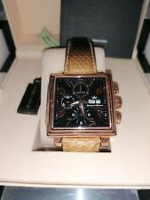 orologio  YONGER & BRESSON MAI INDOSSATO CON PELLICOLE AUTOMATICO CINT PITONE