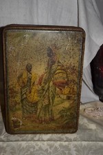 scatola latta tin box Scena Orientalista Pagliarini Romano di Lombardia RE-4  ^