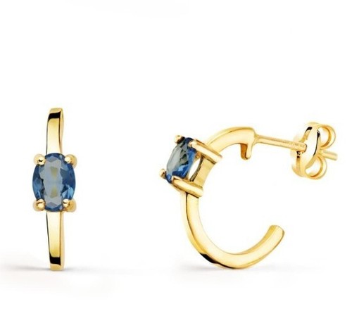 Orecchini oro 18k 750 mls - orecchini,