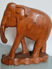 SCULTURA ELEPHANT LEGNO WOOD