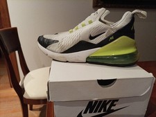 scarpe nike Air Max 270 White Black Volt Blanc Volt Noir 40