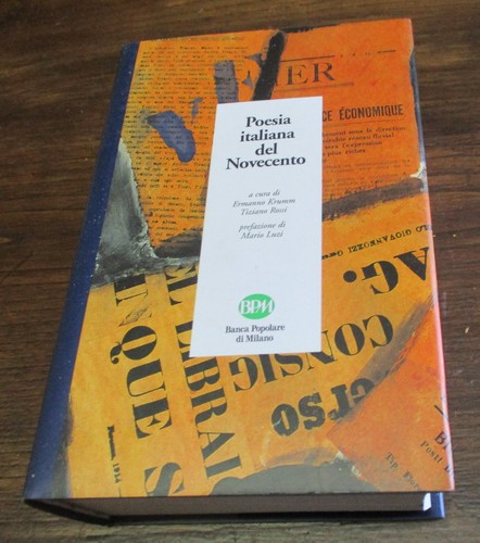 Poesia italiana del novecento - poesia,