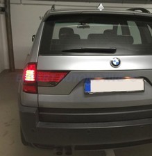 FANALI POSTERIORI A LED ROSSI/FUME'  BMW X3 E83 DAL 01/2004 A 09/2006