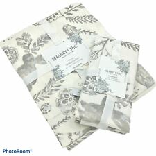 NUOVA tovaglia coniglietto argento pasquale shabby chic 60 x 84 e 4 tovaglioli Cottagecore