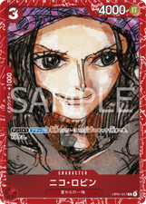 One Piece Nico Robin OP01-017 Red Frame Foil Promo Card JAP PREORDER