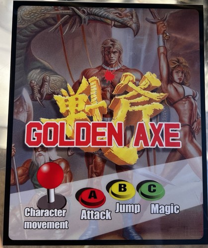 Tendone arcade golden axe - arcade,